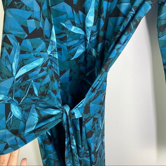 NWY H by Halston Wrap Front Jersey Dress Size XS - Picture 4 of 8